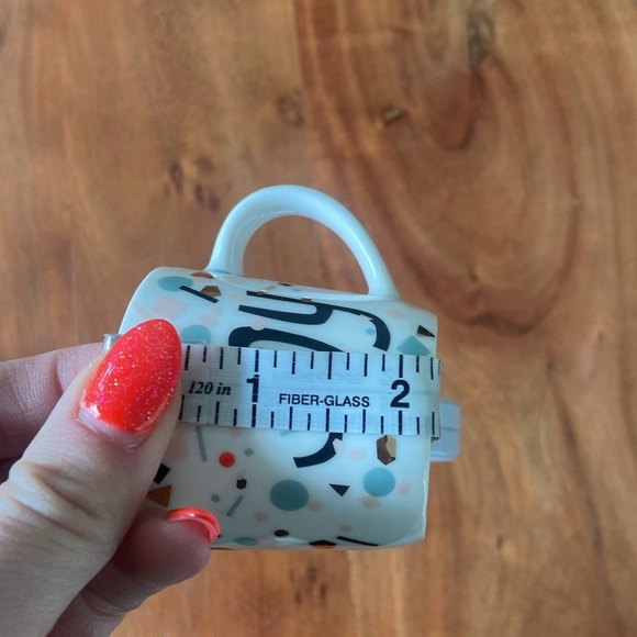 Starbucks espresso cup mini mug 3 oz white gold confetti joy celebration rare - Picture 10 of 10